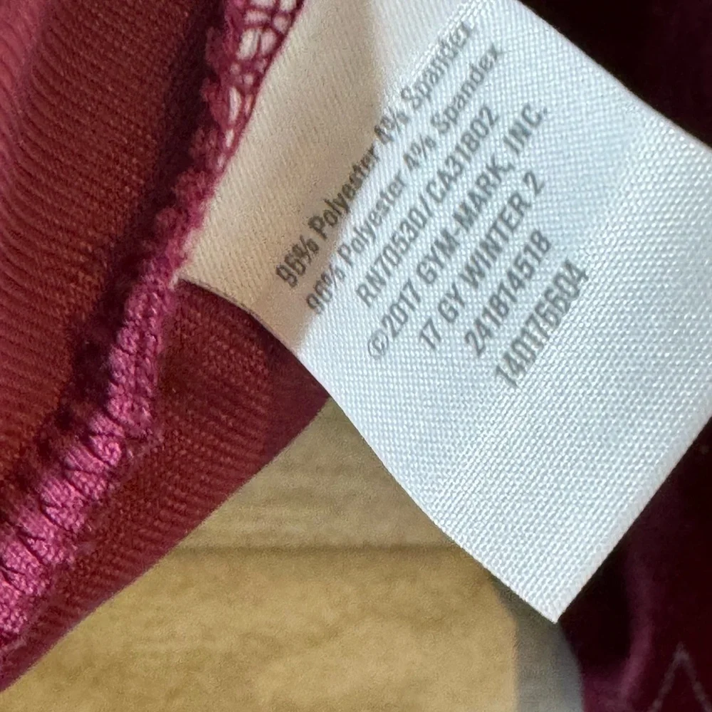 Gymboree Starry Velvet Long Sleeve Top. Size Small. Excellent Condition. Maroon